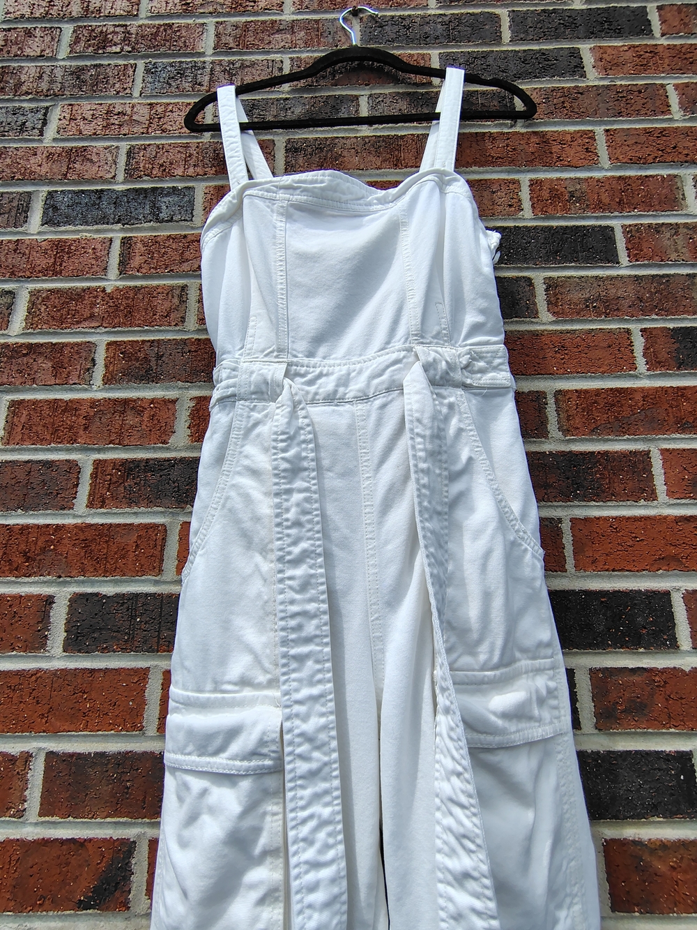 Free People White Strappy Jumpsuit XS